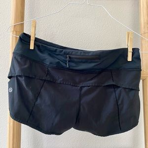 Lululemon Speed Up Lined Short, 2.5” inseam.
